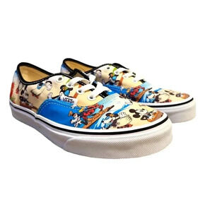Vans X Disney Authentic Mickey Mouse Aloha Sneakers Limited Edition 7